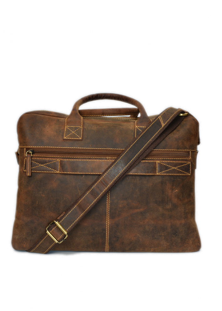 Vintage-Leder Businesstasche Farbe braun